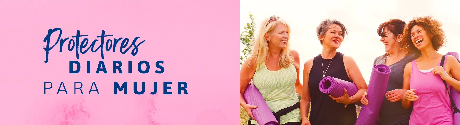 Banner de la categoría protectores diarios para mujer TENA Discreet